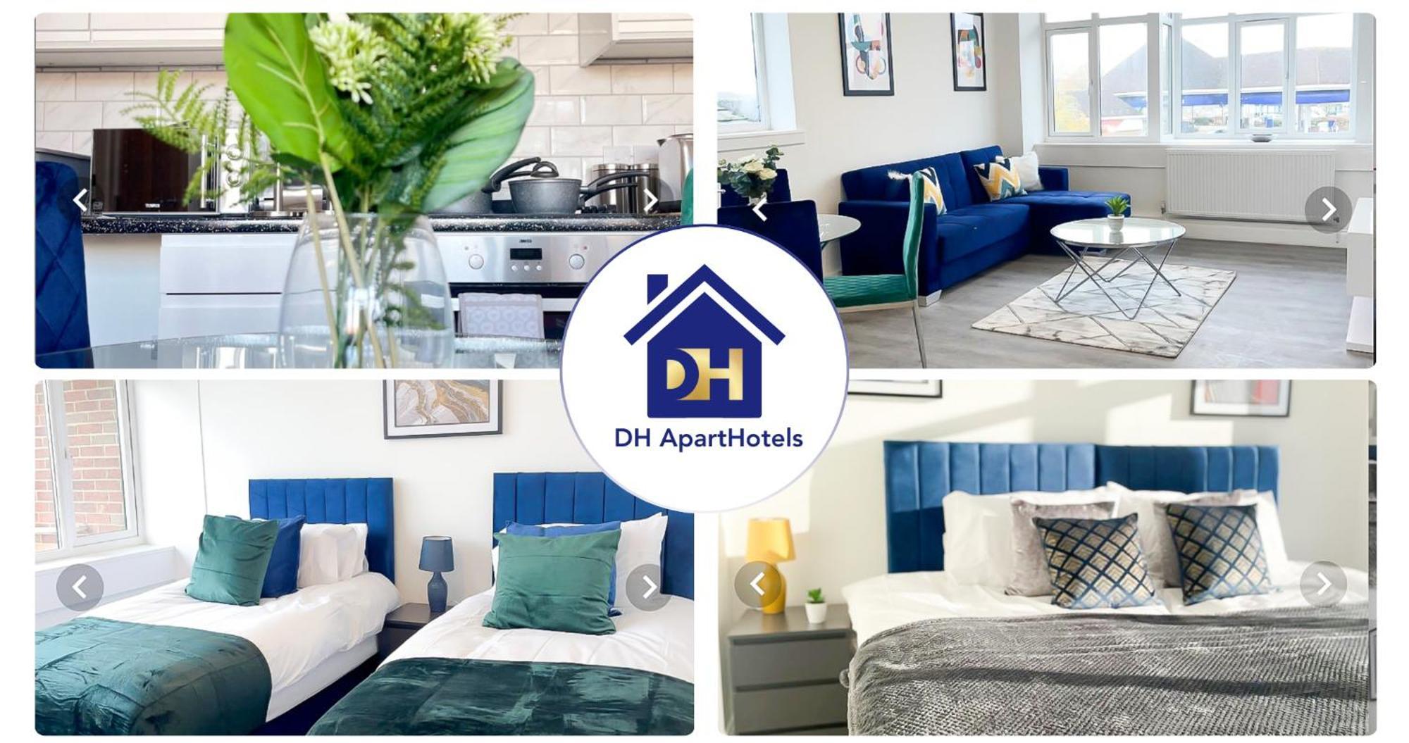 2 Bedroom Apartment - Flitwick - Contractor Friendly - Tourist Ready - Full Kitchen - Wifi - Smart Tv - Sofa Bed - Free Parking - Ideal For Short Or Long Stays Exterior foto